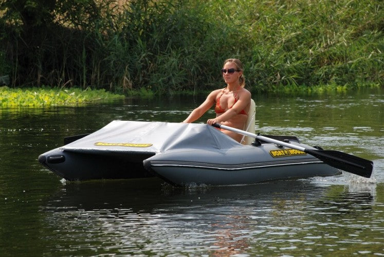 Inflatable Boat Pontoon Catamaran BoatHouse SF395