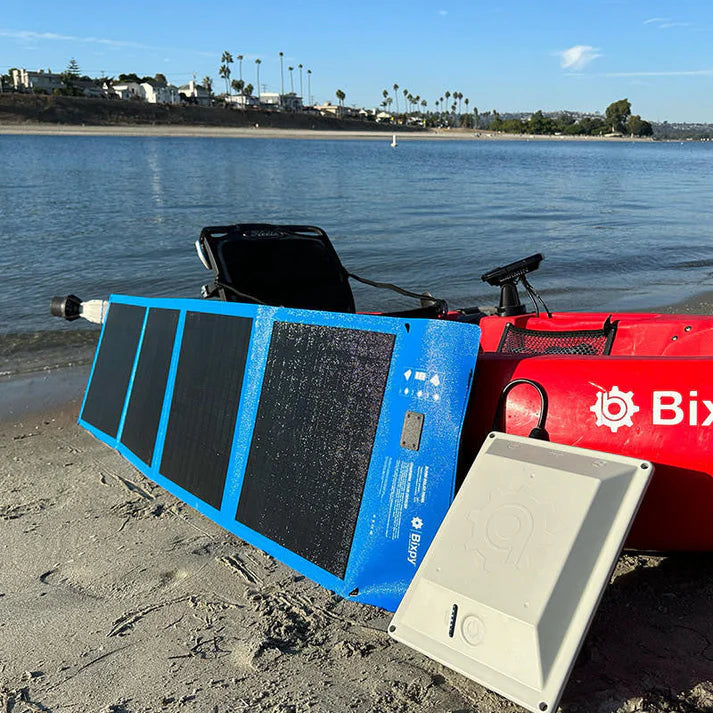 Electric Outboard Bixpy K-1 with SUN80 Solar Panel