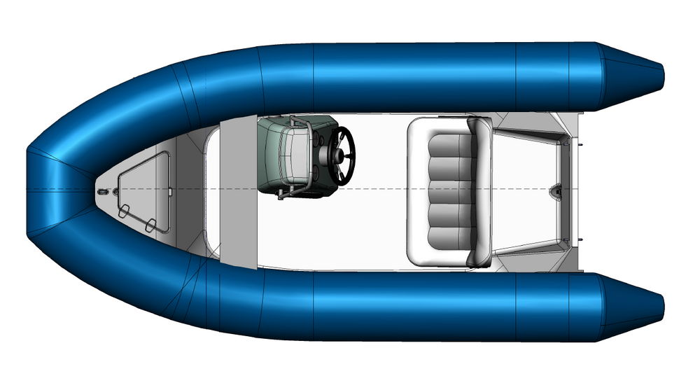 Rigid Inflatable Boat Adventure Vesta V-380