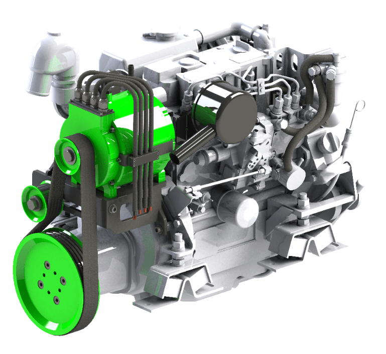 Combi Hybrid Electric Propulsion Motor 6,0 kW 48Vdc