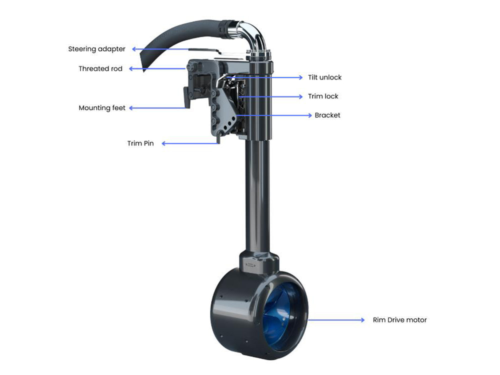 Electric Outboard Motor RIM Drive 2.5 - Entry Level