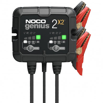 GENIUS2X2 Genius 6/12V 2A x 2 Smart Charger for Pb and Lithium