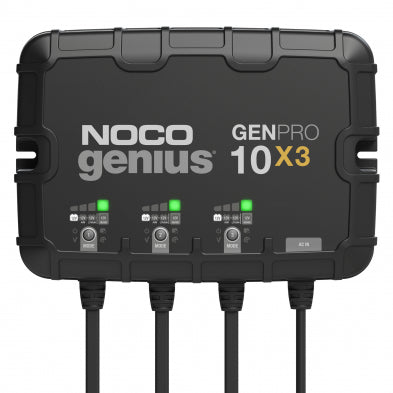 GENPRO10X3 GENPRO 12V 10A x 3 Smart On-Board Charger for Pb and Lithium