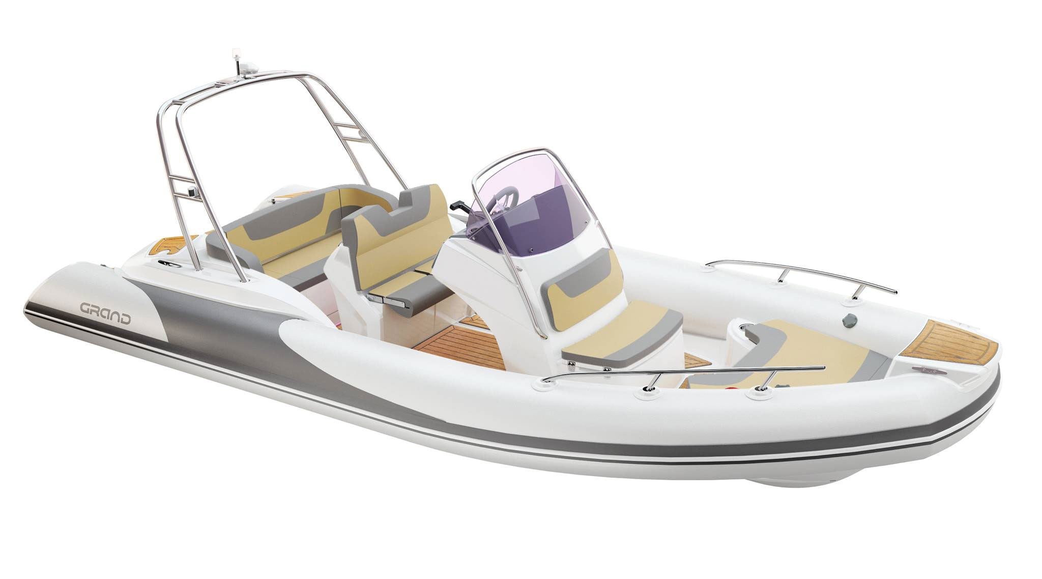 Rigid Inflatable Boat Grand Golden Line G580 | M-Oceans