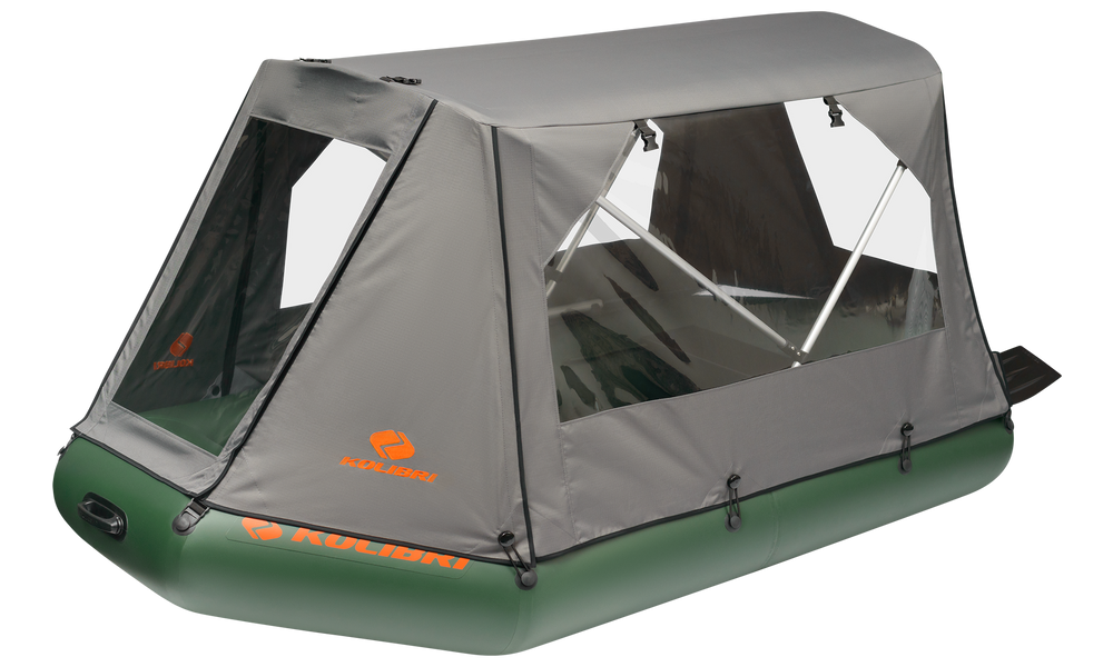 Protective canopy for rowing boats for Kolibri Inflatable Boat