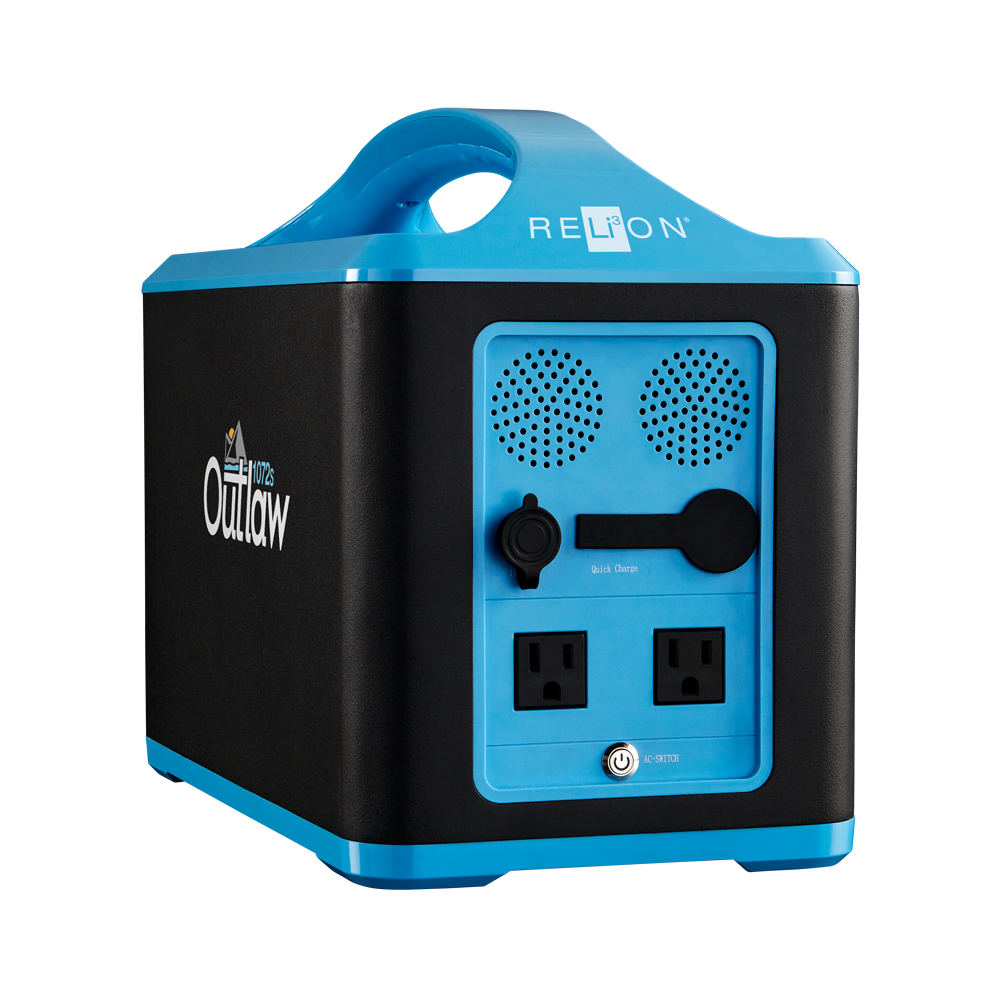 RELiON Outlaw® 1072S Lithium Portable Power Station 1000W 72Ah