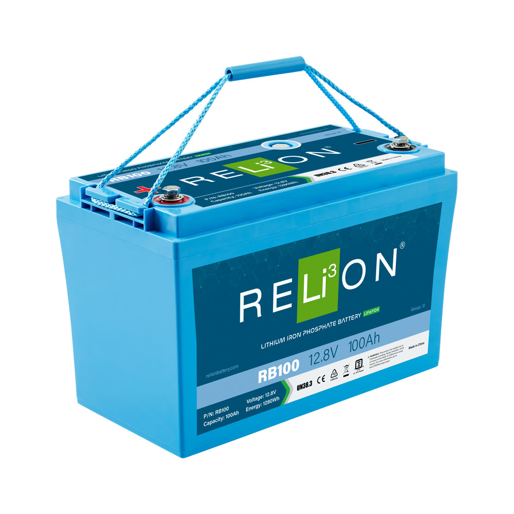 RELiON RB100 Deep Cycle Lithium Battery 12V 100Ah
