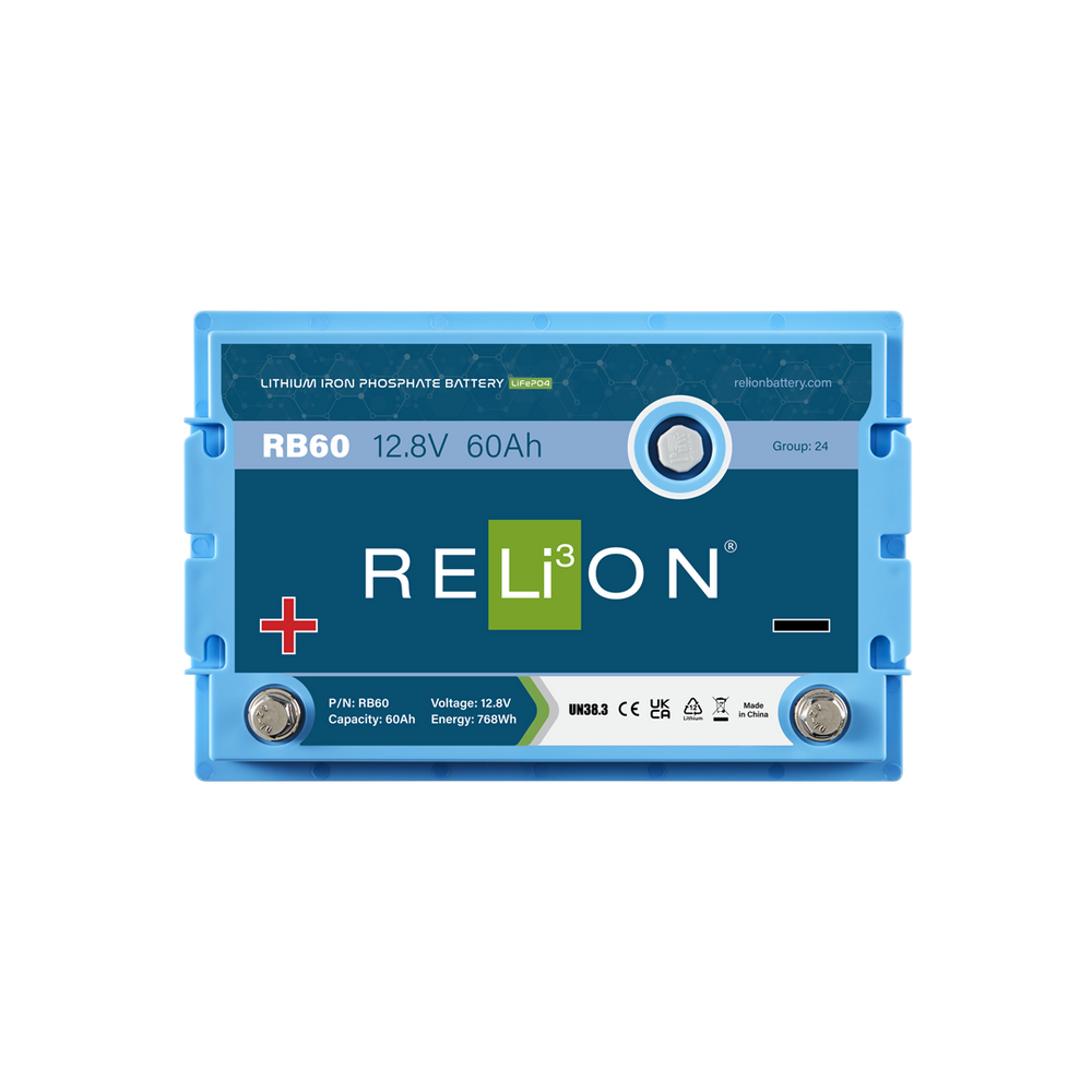 RELiON RB60 Deep Cycle Lithium Battery 12V 60Ah