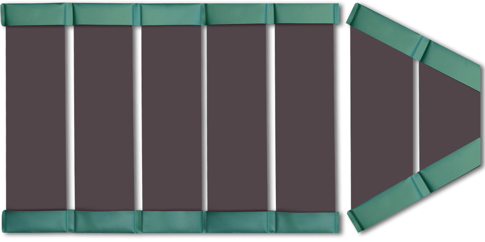 Slatted laminated deck + bow part k-280ct, k-300ct for Kolibri Inflatable Boat