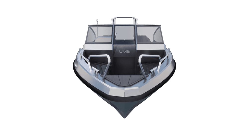 Aluminum boat UMS 655DC 21ft
