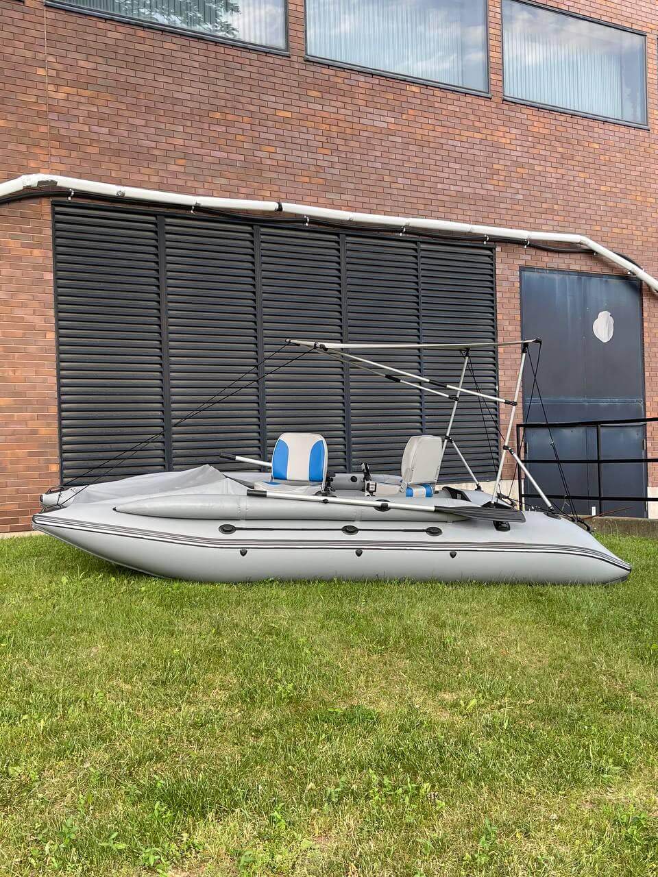 Inflatable Catamaran Pontoon BoatHouse SR390