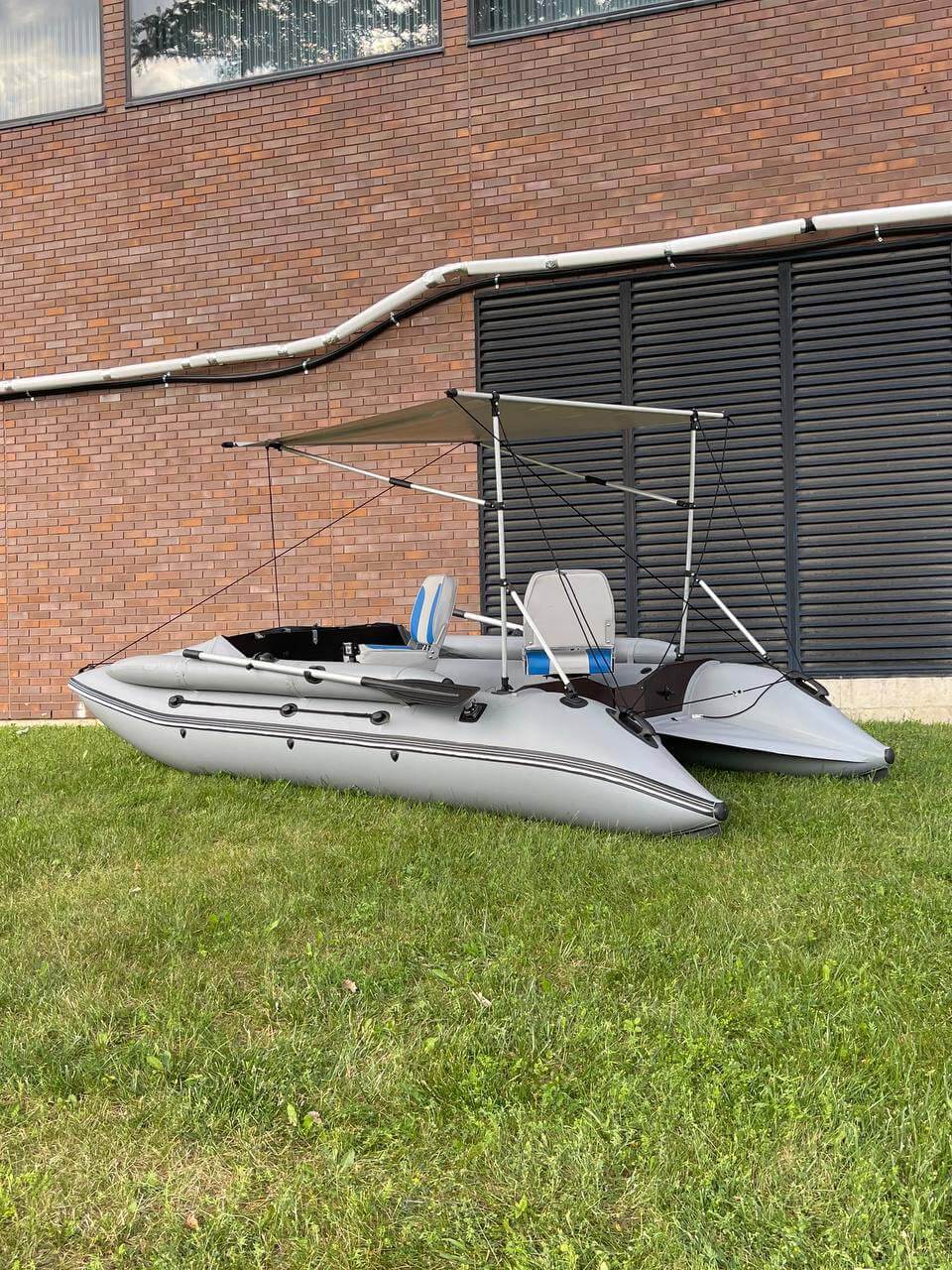 Inflatable Catamaran Pontoon BoatHouse SR390