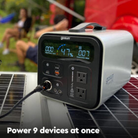 SolarEnergy Bundle: GoSun 1100Wh Power Bank + 100W Solar Panel