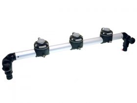 Round Rail Targa with Three Mounts NR610-3 | 610 MM