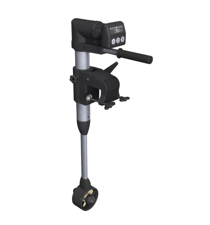 Electric Boat LP240BK and 2hp Thrustme Kicker Electric Outboard