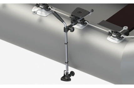 Fishfinder top plate with transducer arm mount NT600 | 100 x 100 mm