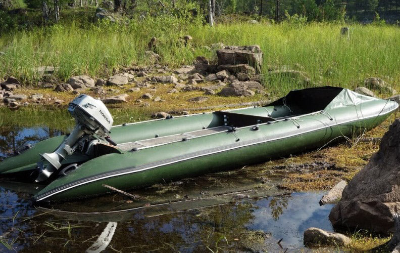 Inflatable Boat Pontoon Catamaran BoatHouse SF395