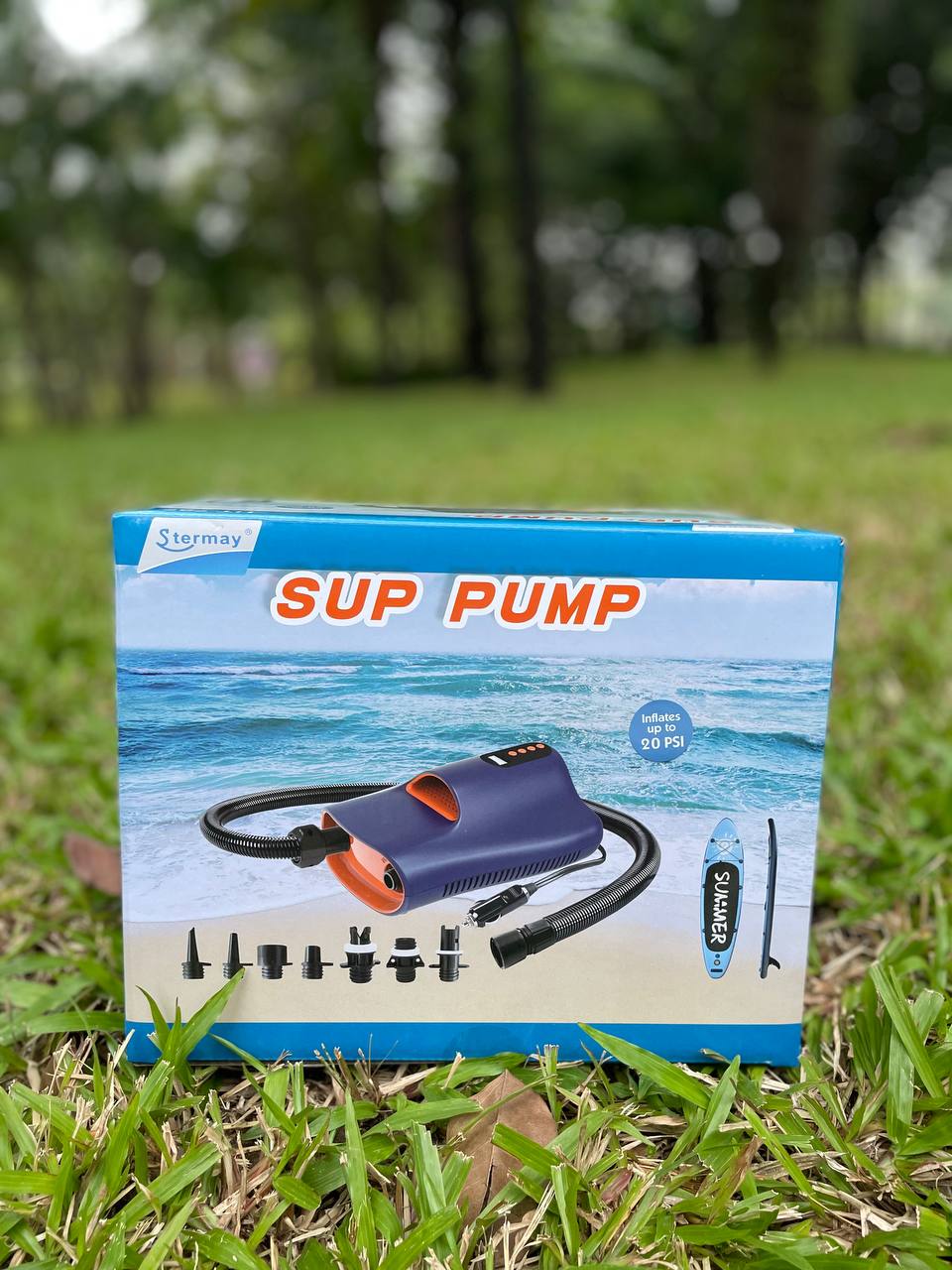 Electric Air Boat Pump 110W/12V 20 PSI