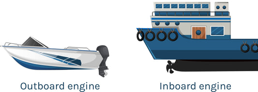 outboard engine vs inboard engine banner