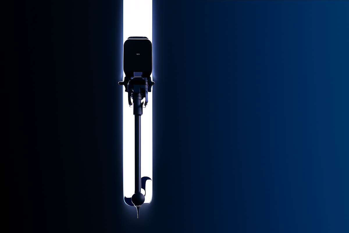 Wide hero banner featuring the ePropulsion Spirit 2 electric outboard with a dark-to-blue gradient background, used for the M-Oceans Spirit 2 launch.