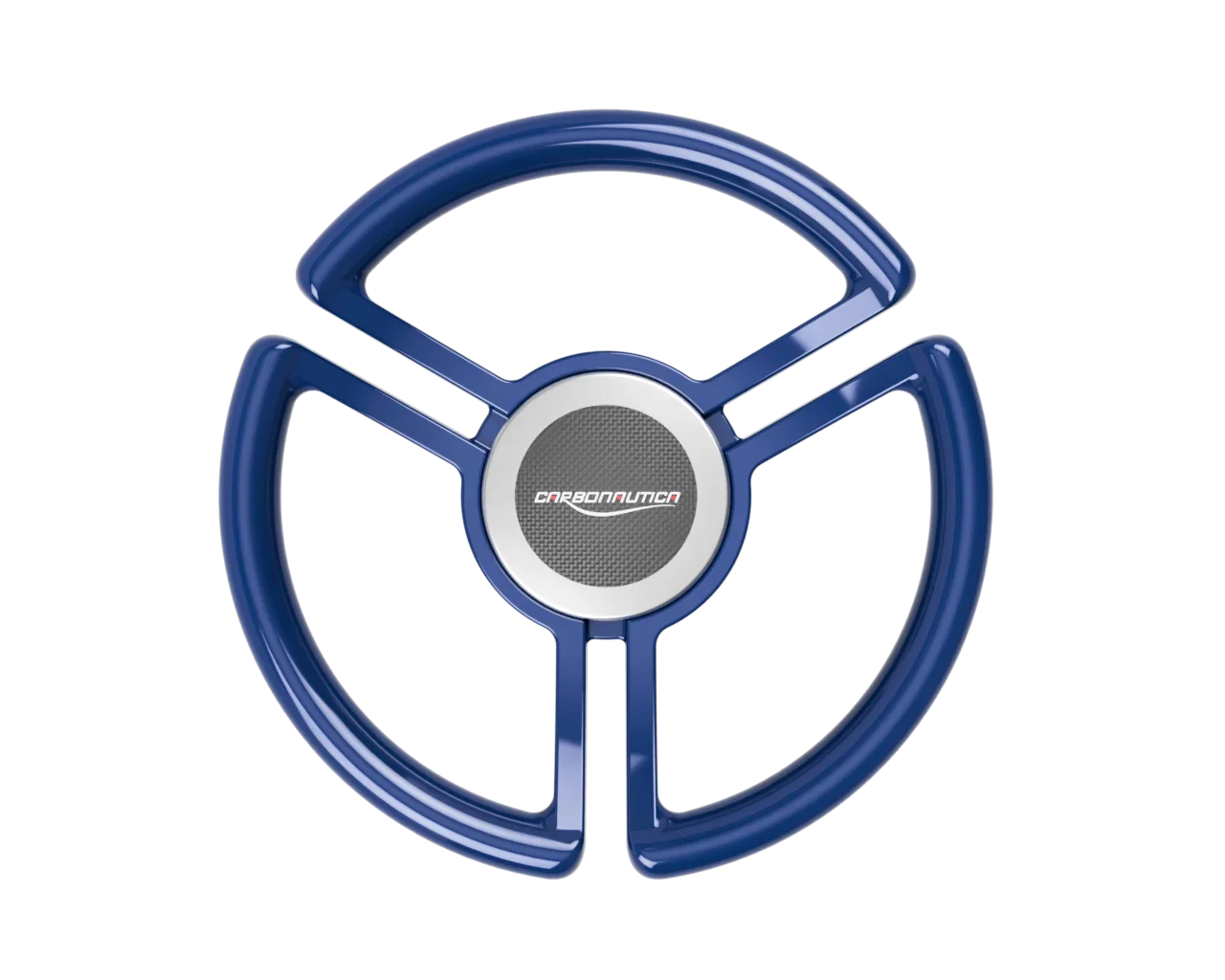 Blue-boat-steering-wheel-hub-silver_png