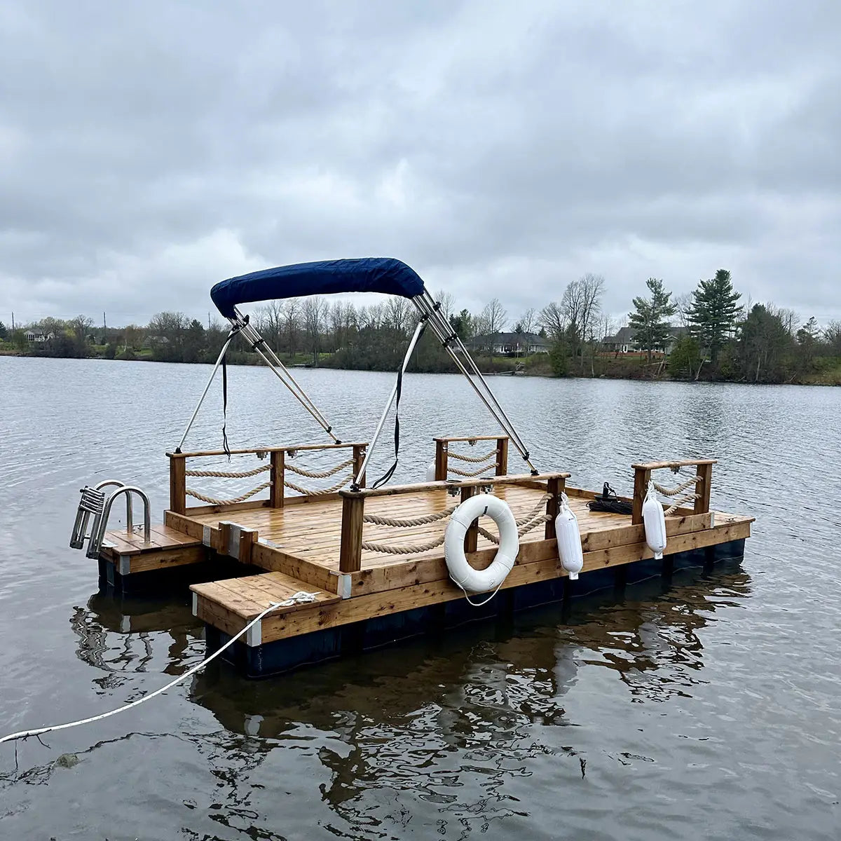Wooden Pontoons