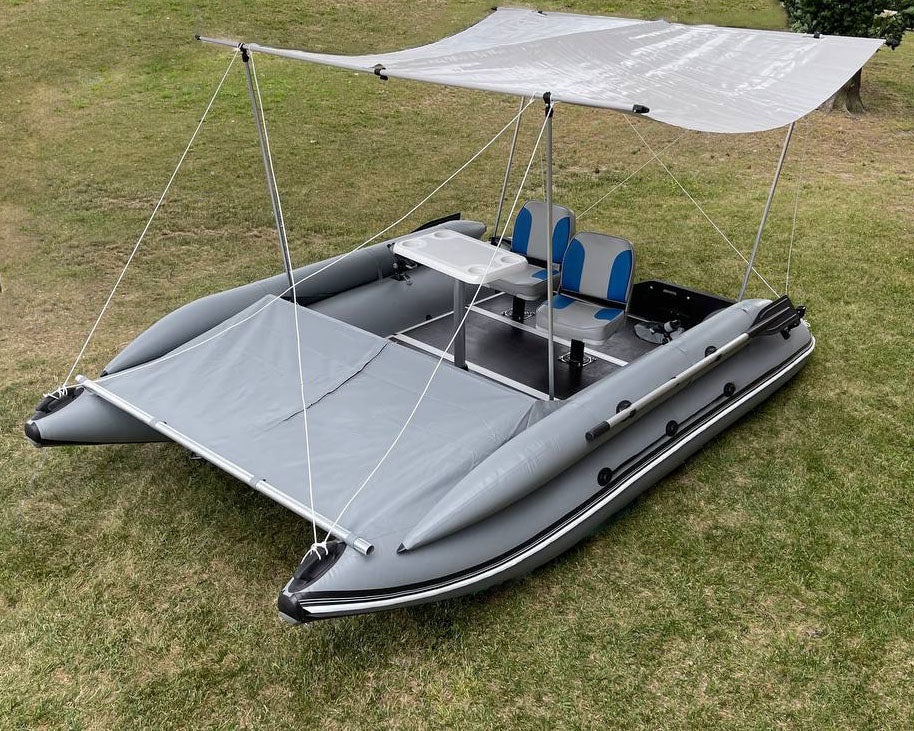 Inflatable-pontoon-catamaran-boat