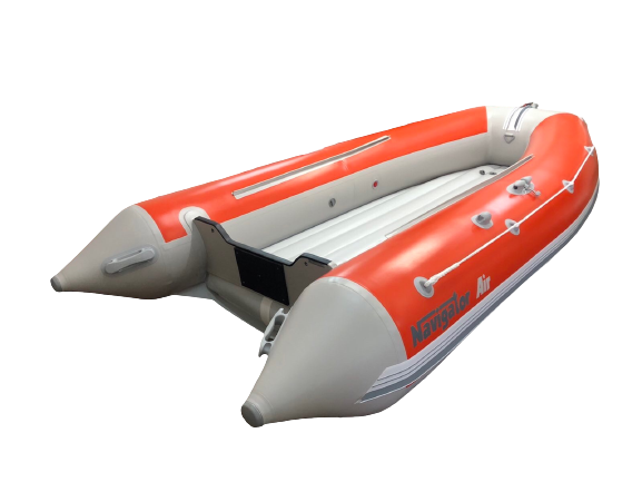 Inflatable floor boat navigator