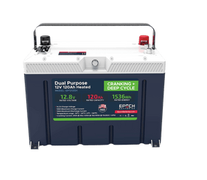 Buy Epoch Batteries 12v 120ah - Cranking & Deep Cycle Lithium Battery and other accessories in Canada and the United States.