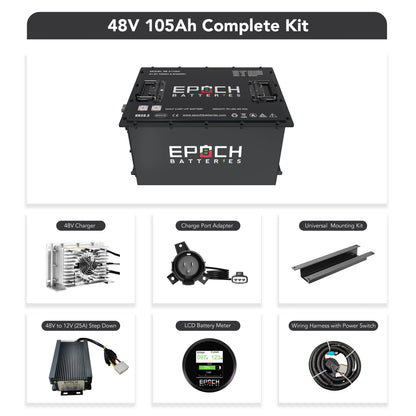 Battery Epoch 48V 105Ah LiMax Series - LiFePO4 Golf Cart Kit