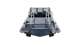 Rear view of the UMS 585DC fishing boat.