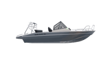 Aluminum boat UMS 545 DC 18ft (Side view)