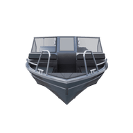 Aluminum boat UMS 545 DC 18ft (Front view)