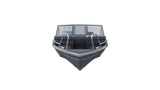 Aluminum boat UMS 545 DC 18ft (Front view)