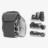 Internal storage of the UBCO Peak Design 20L Everyday Backpack