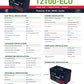 Battery Epoch 12V 100Ah Eco Series Canada