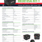 Battery Epoch 36V 105Ah LiMax Series - LiFePO4 Golf Cart Kit