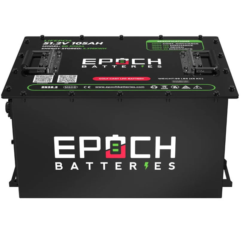 Battery Epoch 48V 105Ah LiMax Series - LiFePO4 Golf Cart Kit M-Oceans
