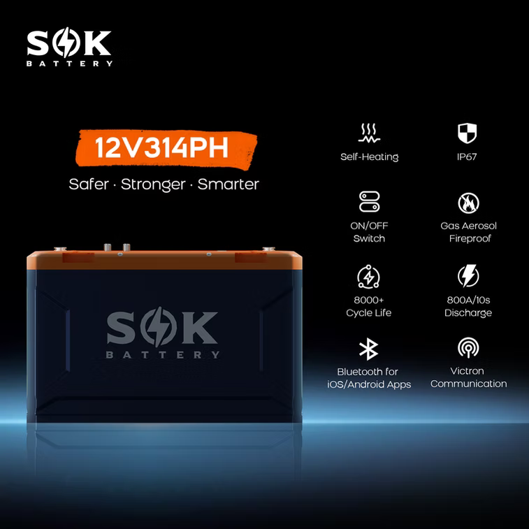 Battery SOK 12V 314Ah Toronto