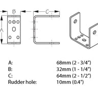 Bixpy Simple Gudgeon Size