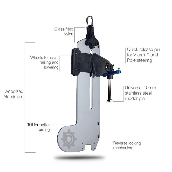 Battery Rudder Bixpy Universal Versa Rudder With Steering | M-Oceans