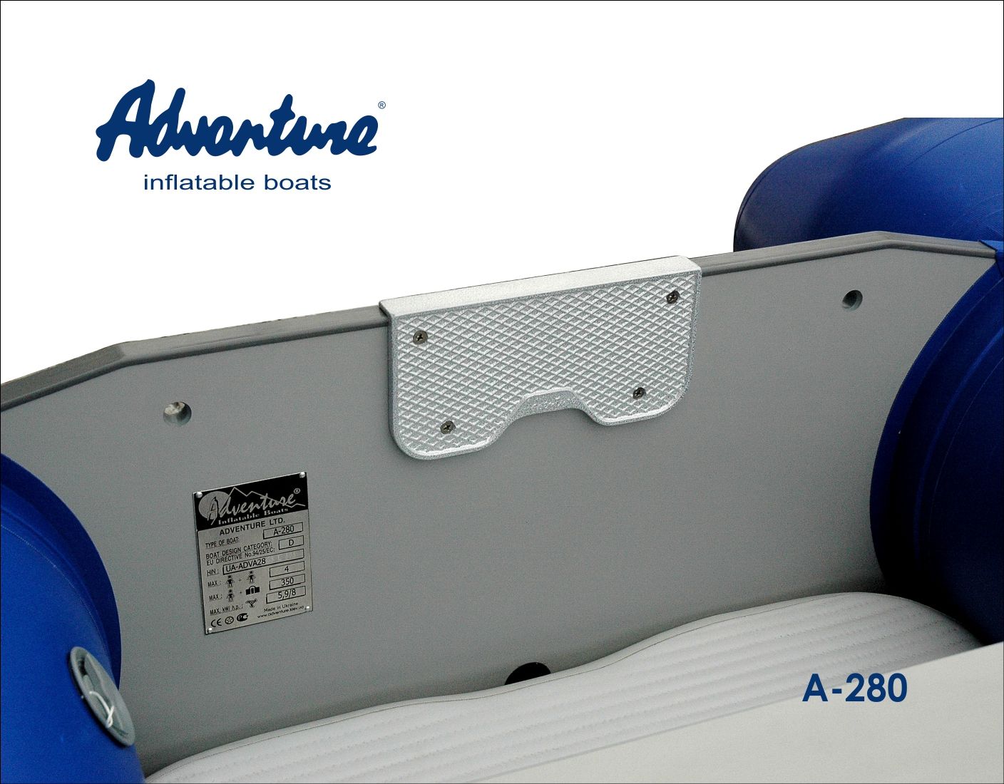 Boat Adventure Arta A-280 Back