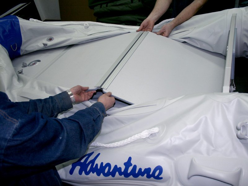 Boat Adventure Travel T-290K Floor Install