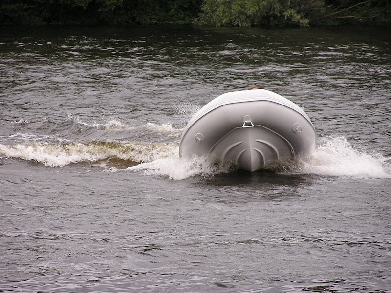 Boat Adventure Vesta V-250 on Water Front