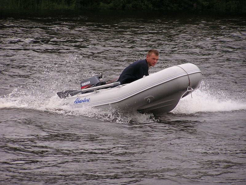 Boat Adventure Vesta V-250 on Water Side