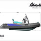 Boat Adventure Vesta V-345 Dimensions Side