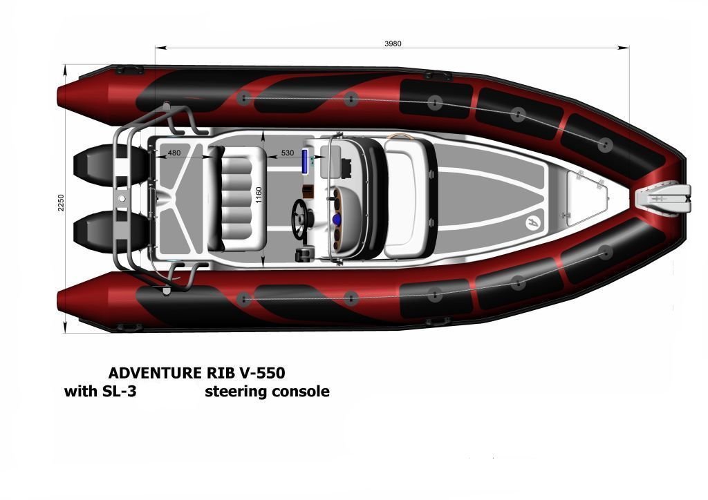 Boat Adventure Vesta V-550 SL-3 Top