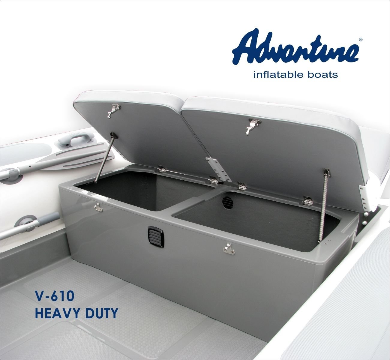 Boat Adventure Vesta V-610 Seats Open