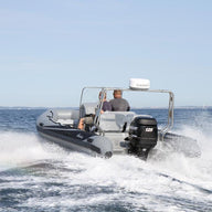 Boat Adventure Vesta V-650 on Water Back