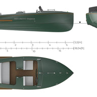 Electric Boat CANNA One Cabin